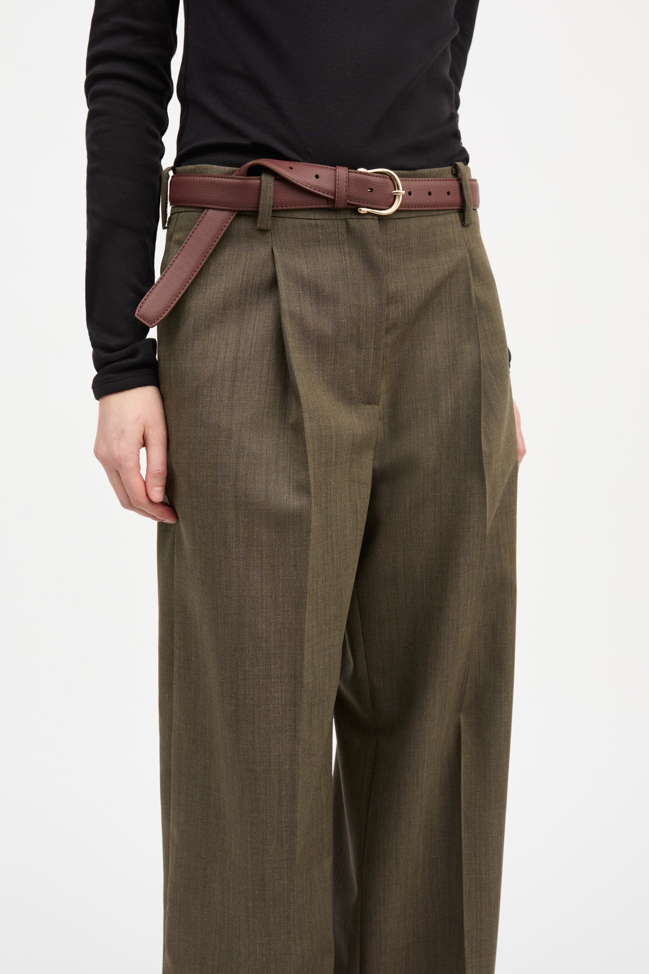 Skall Studio Thom trousers Pants Green branch