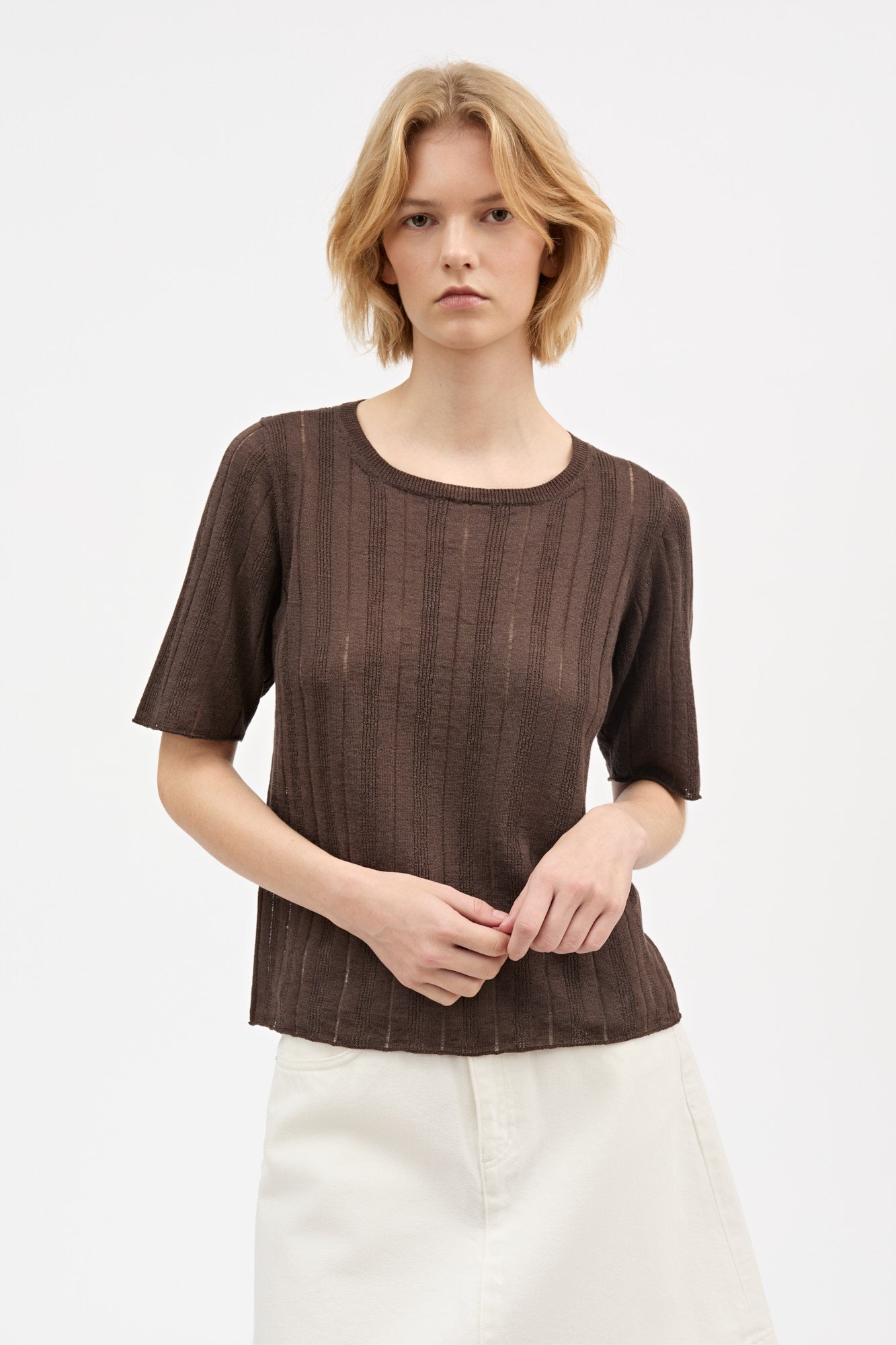 Skall Studio Toscany tee Tee Brown
