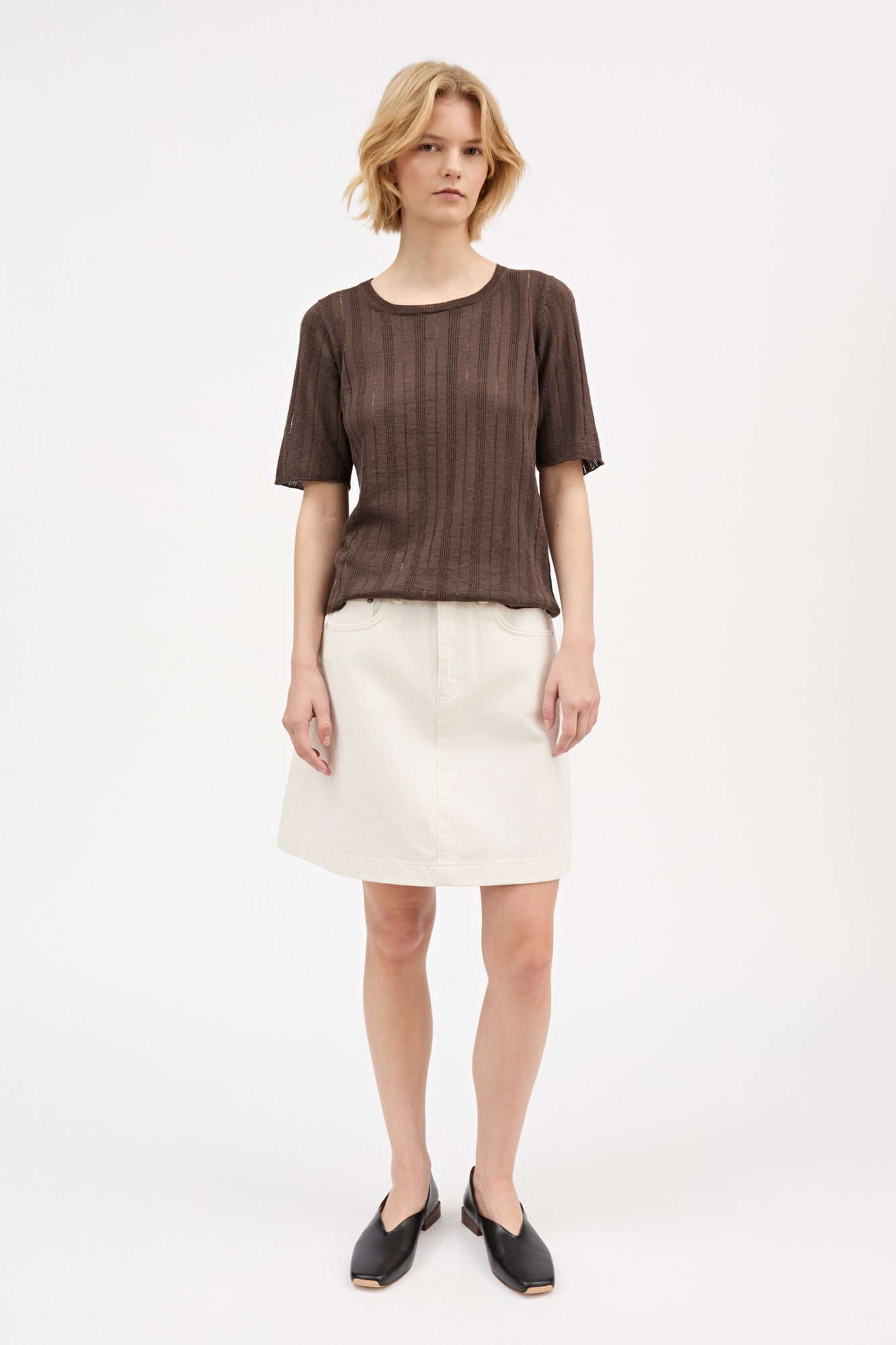 Skall Studio Toscany tee Tee Brown
