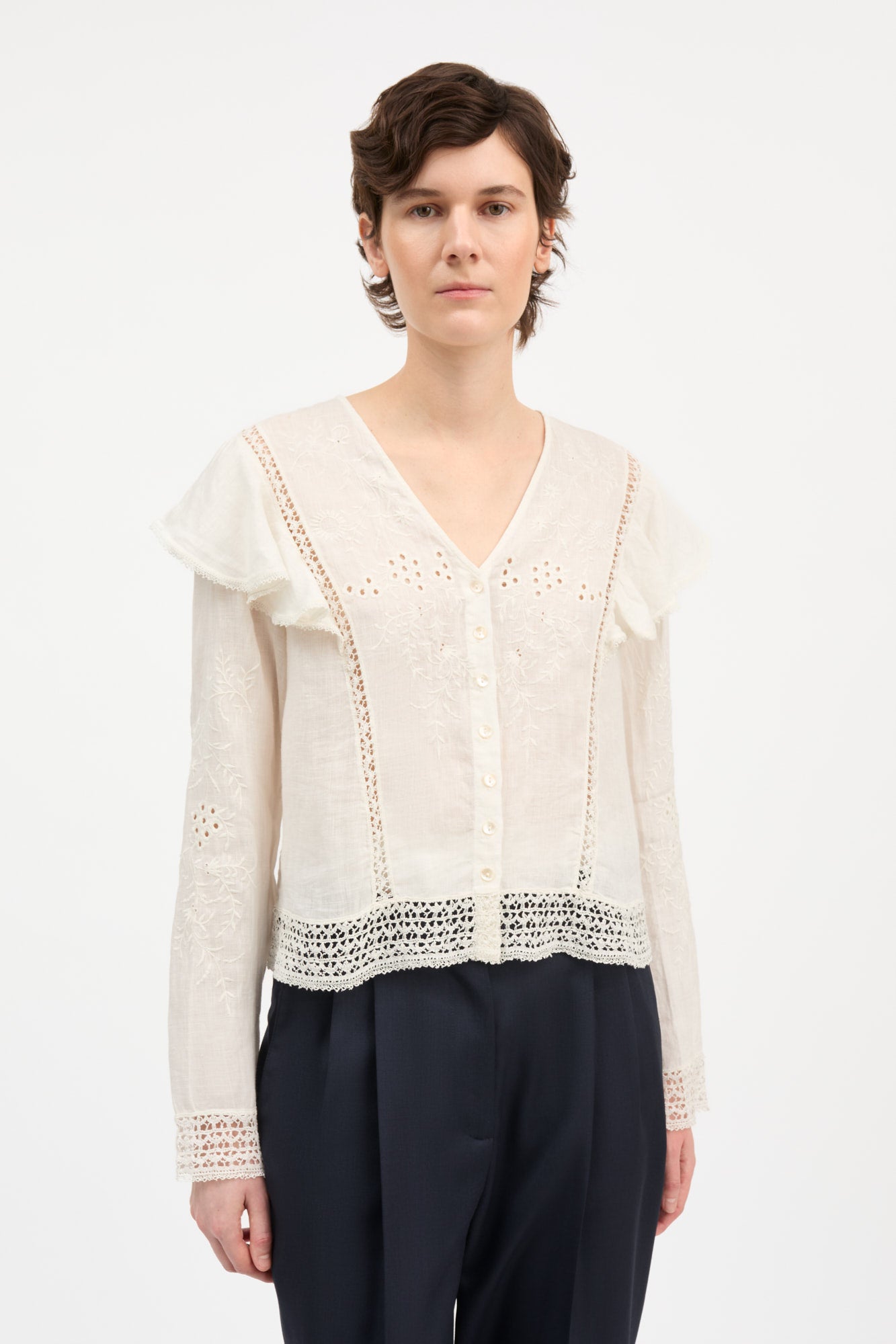 Skall Studio Velina blouse Blouse Off white