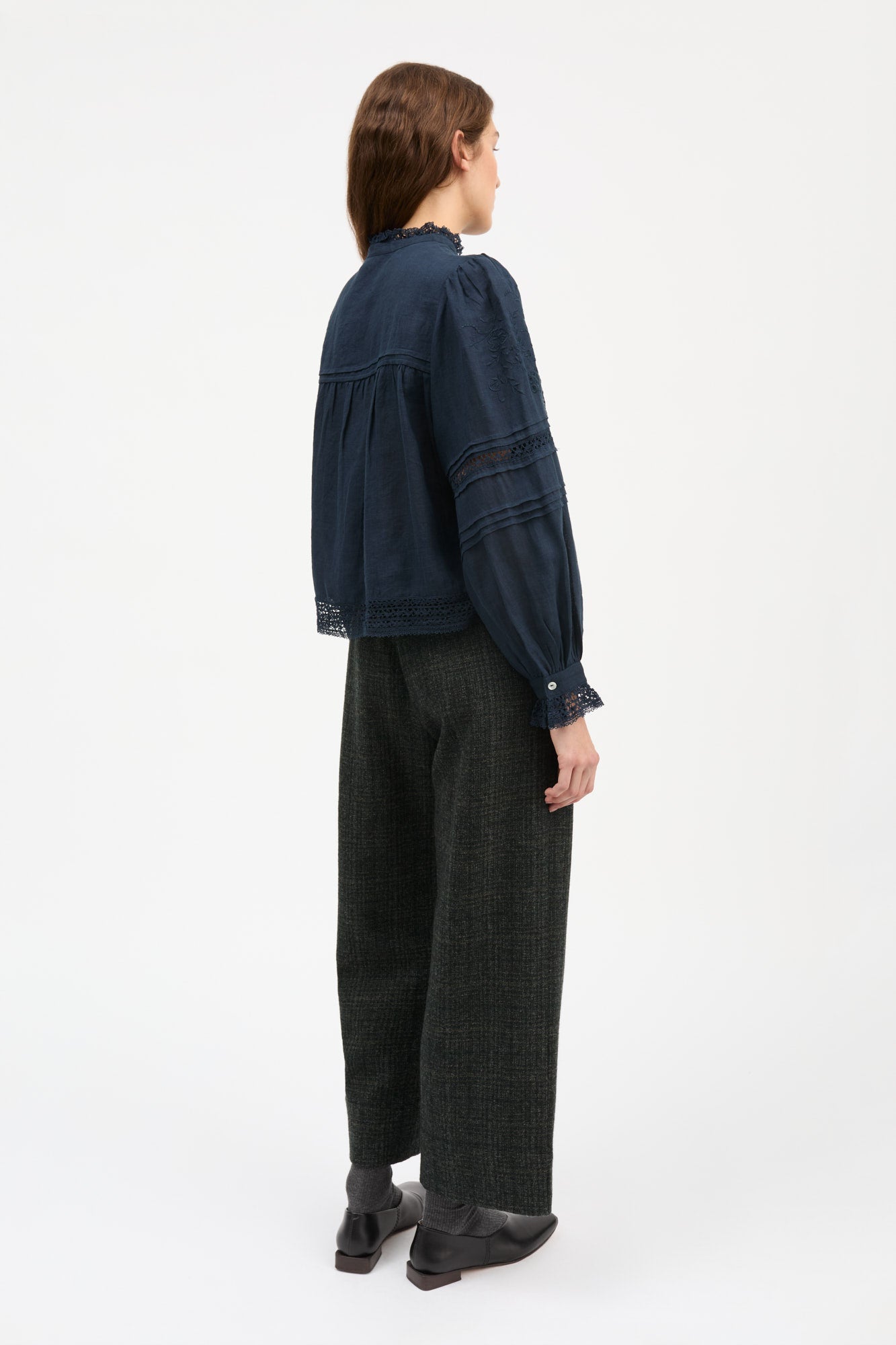 Skall Studio Velina shirt Shirt Dark navy